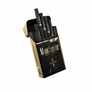 Manchester Queen Tube Filter Black Gold 7mg (Carton)