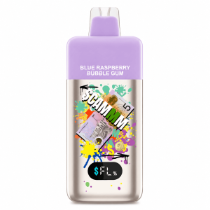 SCAMMM – Blue Raspberry Bubble Gum 15,000 puffs